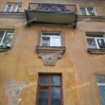 Монтаж фасадной сетки