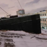 Монтаж фасадной сетки