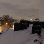 Монтаж фасадной сетки
